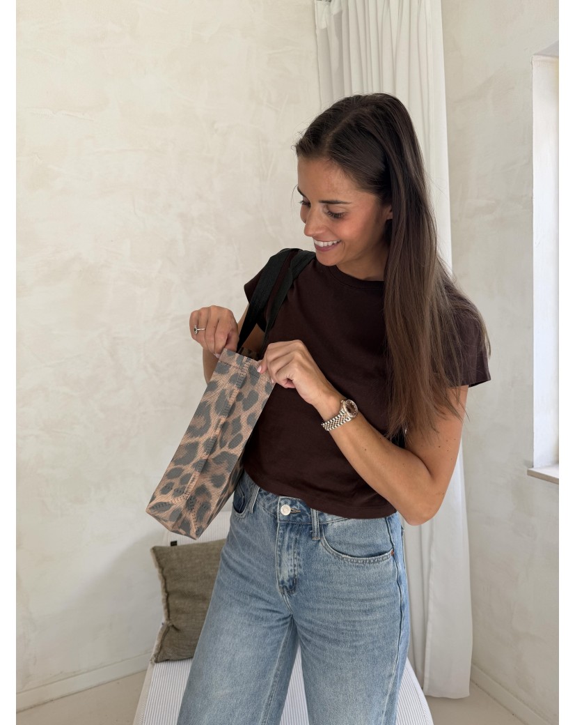 Sac Non Tissé Personnalisé Léopard – Cabas Lille M