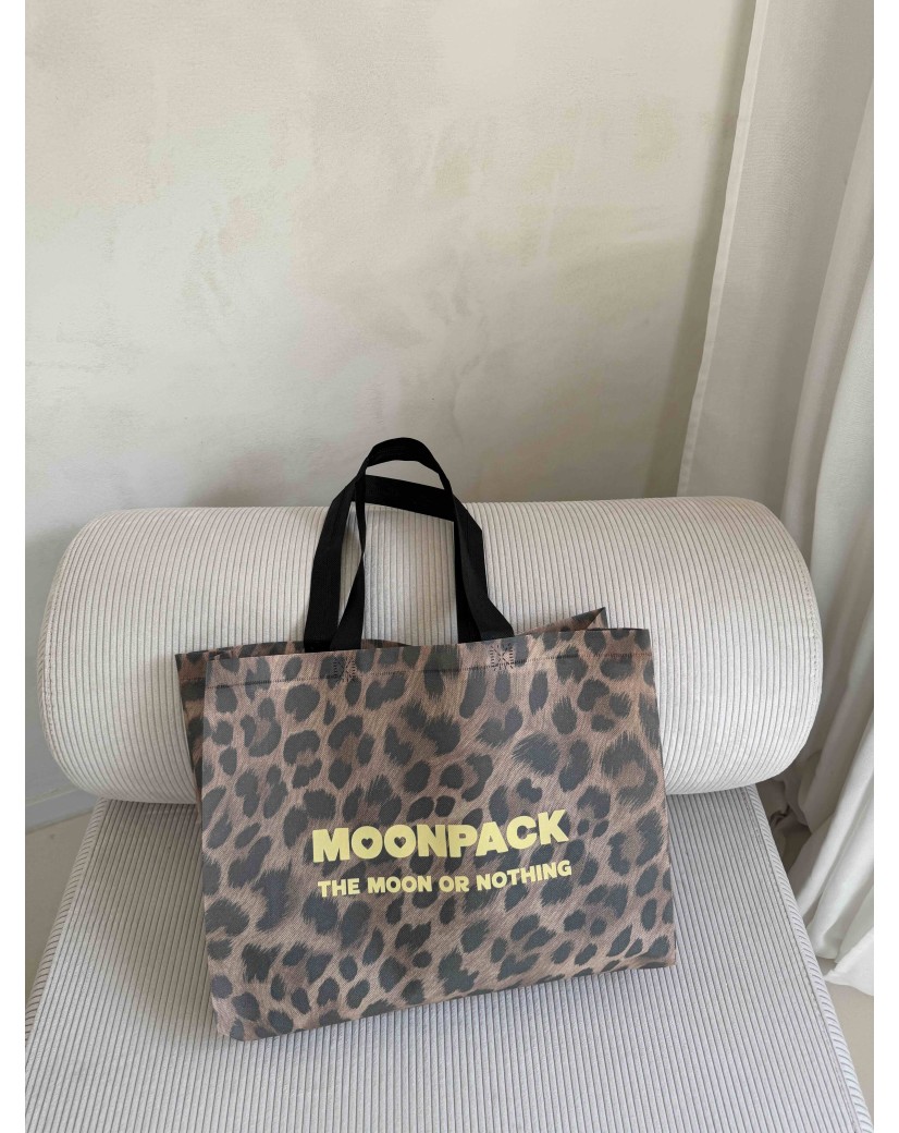 BAG LILLE  LÉOPARD" M - 40x10x30cm