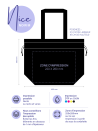 TASCHE NICE SCHWARZ – M (40x14x30 cm)