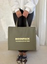 Sac non tissé personnalisé avec fermeture éclair – modèle Amsterdam Army L (42x14x35cm)