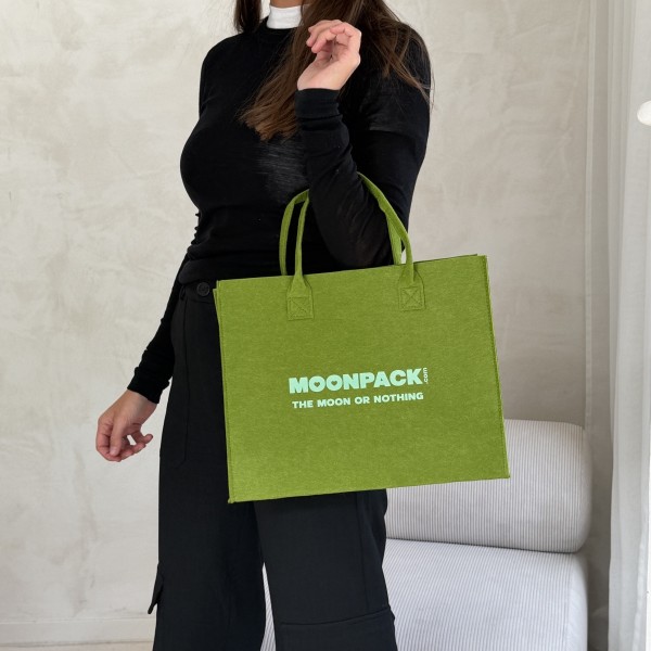 GRENOBLE BAG - GREEN - M (35,5x11x28,5cm)