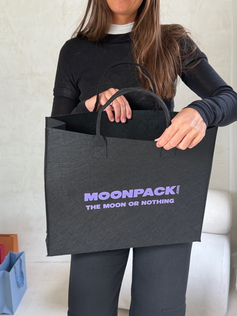 Grenoble Bag - Black - L (42.5x11x36cm)