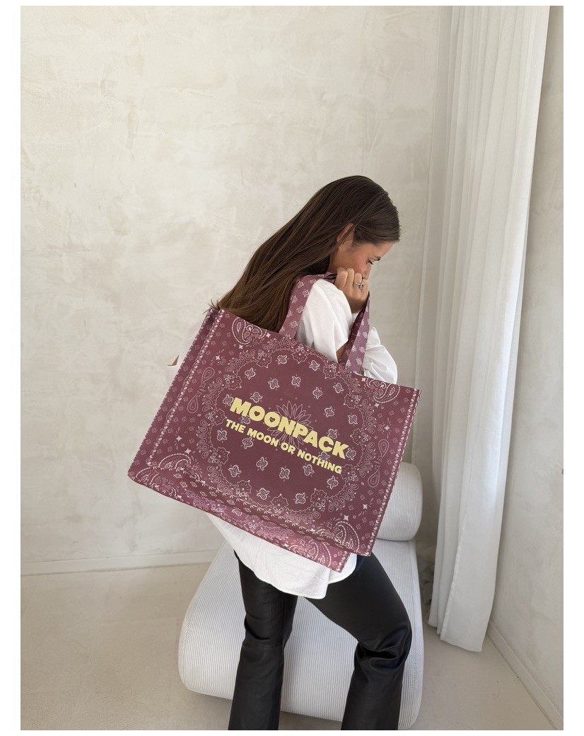 Sac non tissé personnalisé – modèle Lille Bandana - L (45×14×40 cm)