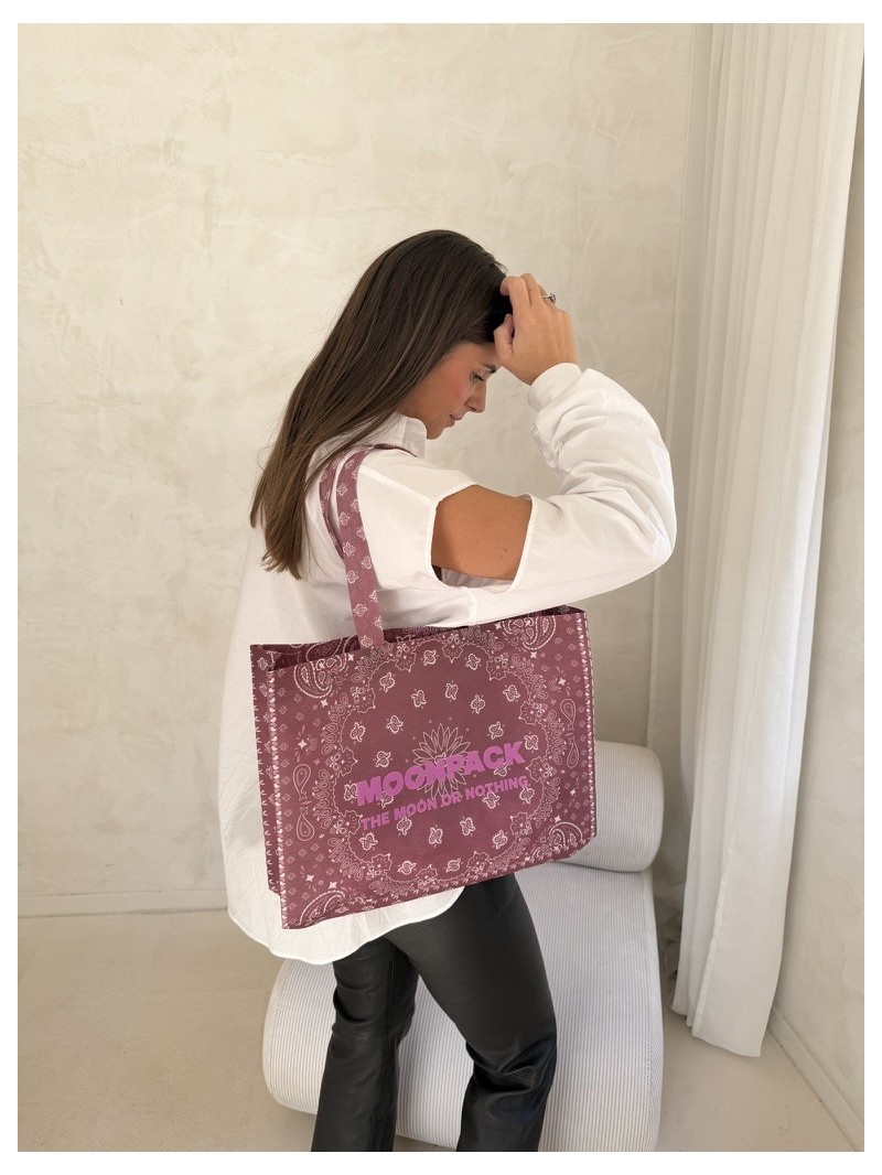 Sac non tissé personnalisé – modèle Lille Bandana - M (40×10×30 cm)