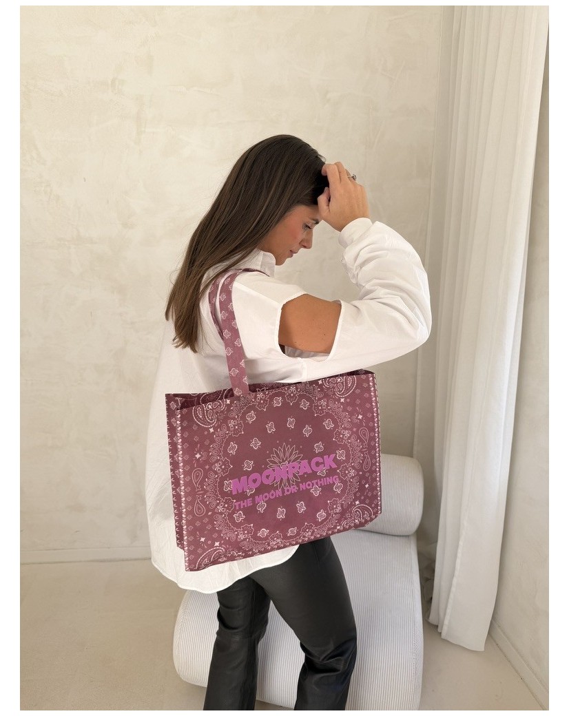 Sac non tissé personnalisé – modèle Lille Bandana - M (40×10×30 cm)