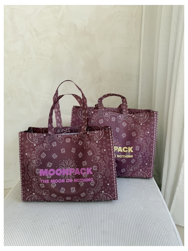 Sac non tissé personnalisé – modèle Lille Bandana - M (40×10×30 cm)