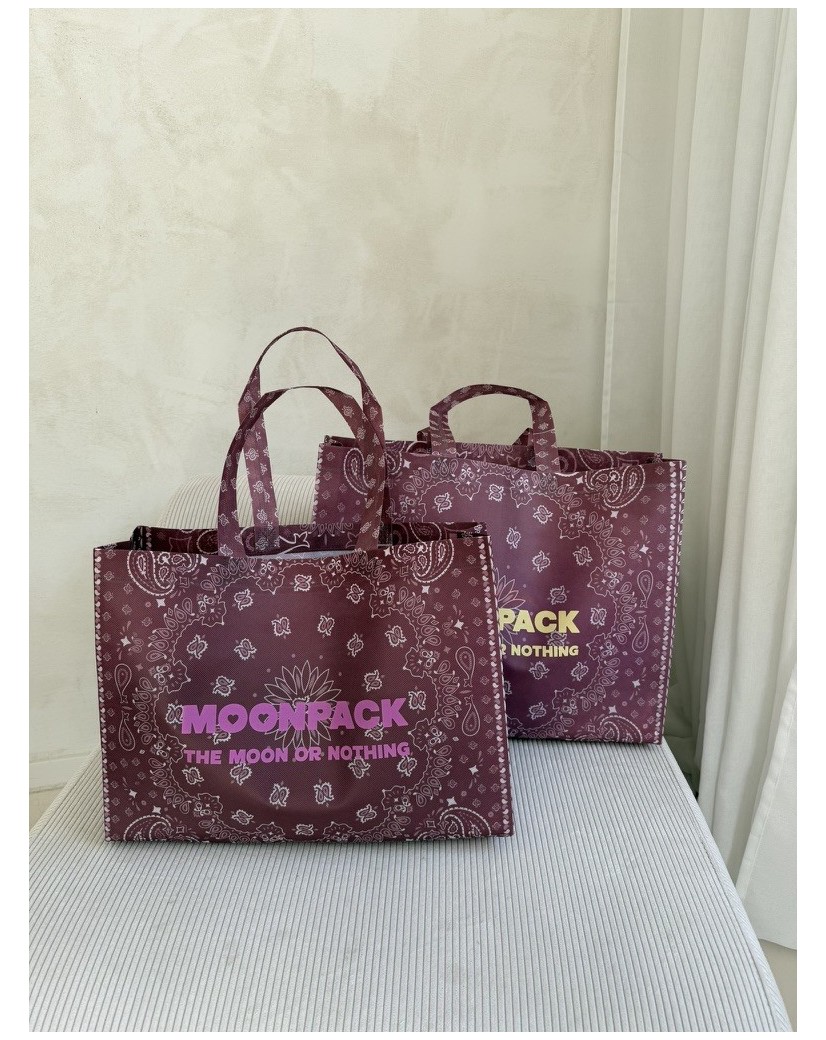 Sac non tissé personnalisé – modèle Lille Bandana - M (40×10×30 cm)