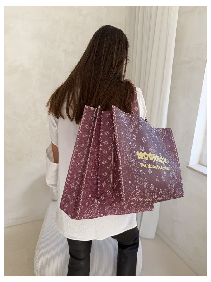 Sac non tissé personnalisé – modèle Lille Bandana - L (45×14×40 cm)