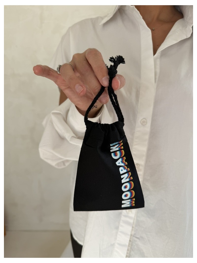Personalisiertes Einstecktuch - Schwarz S