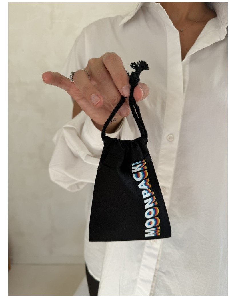 Gepersonaliseerd Juwelenzakje Katoen - Zwart S