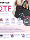 Tragetasche PARIS - PETROL (38x42 cm)