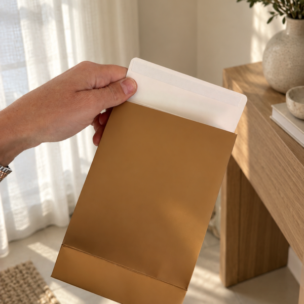 Gift bag - Dorée S