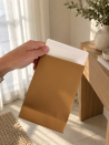 Goldene Geschenktüte – Größe S (12×6×18 cm)