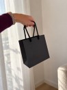 Bolsas de papel de lujo - Negro XS - Asas con cordón