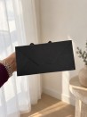 Sac papier Luxe - Poignées cordelette - Noir XS (16x8x16cm)