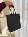 Moonpack Sac papier luxe poignées cordelettes noir S