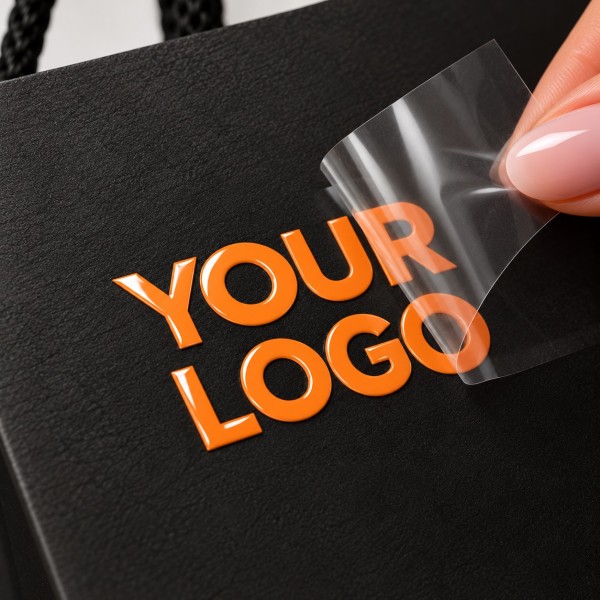 Sticker DTF UV personnalisable avec votre logo