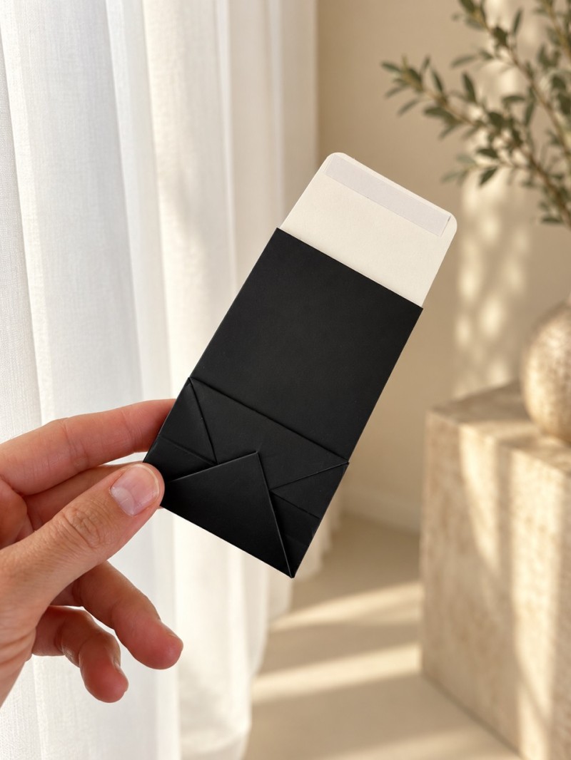 Pochette cadeau - Noir (6x4x10cm)