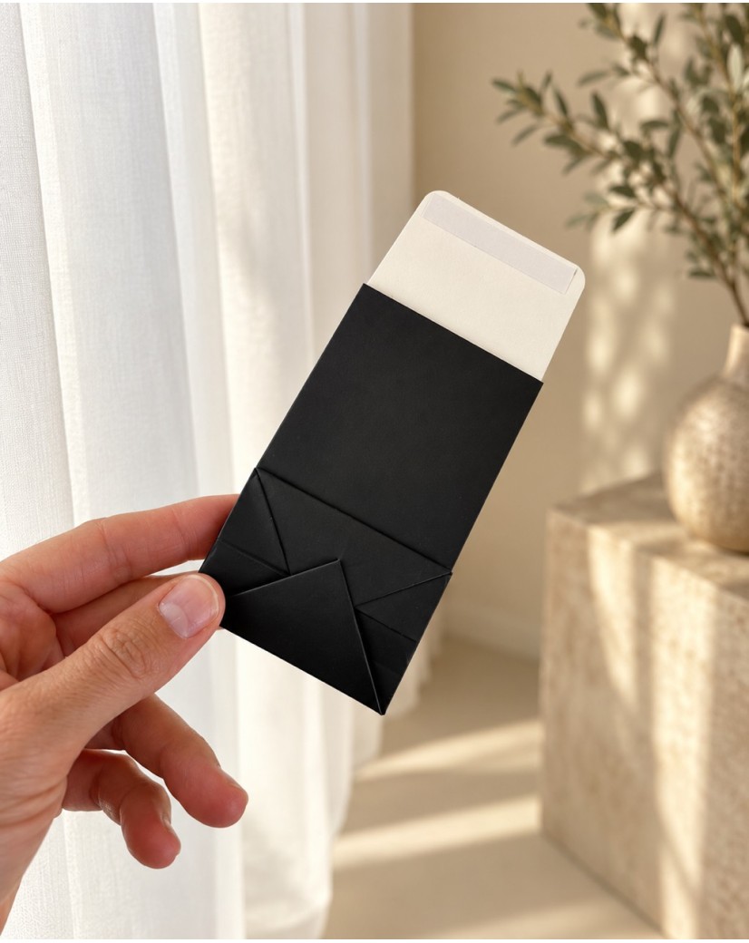 Pochette cadeau - Noir (6x4x10cm)