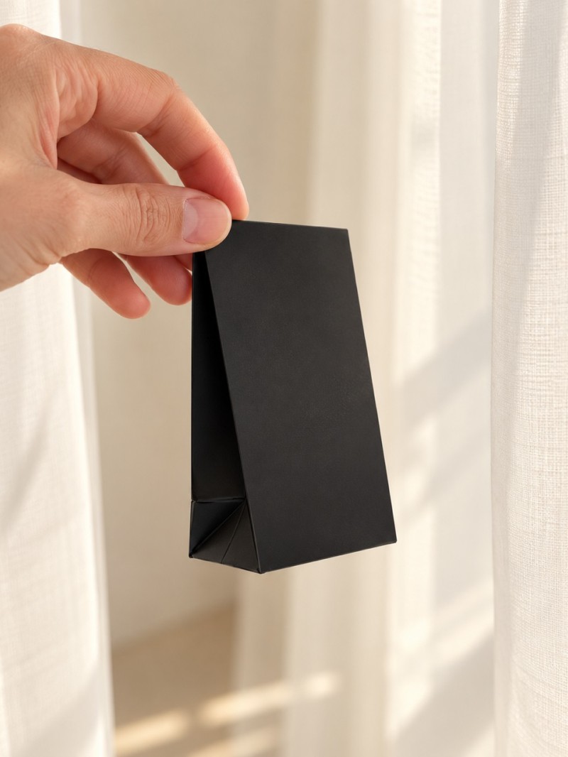 Pochette cadeau - Noir (6x4x10cm)