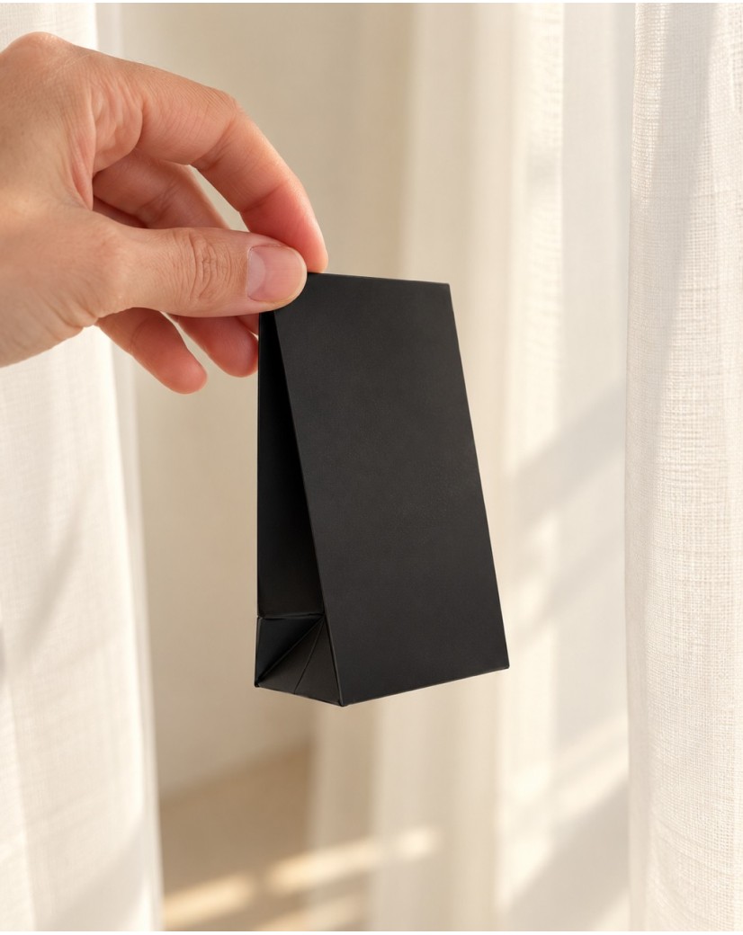Pochette cadeau - Noir (6x4x10cm)