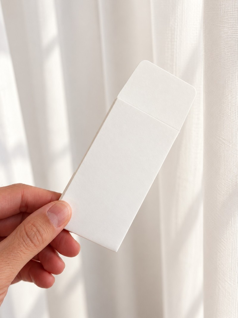 Pochette cadeau - Blanche (6x4x10cm)
