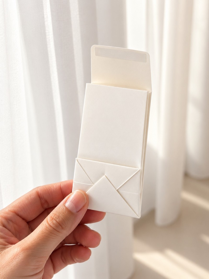 Pochette cadeau - Blanche (6x4x10cm)