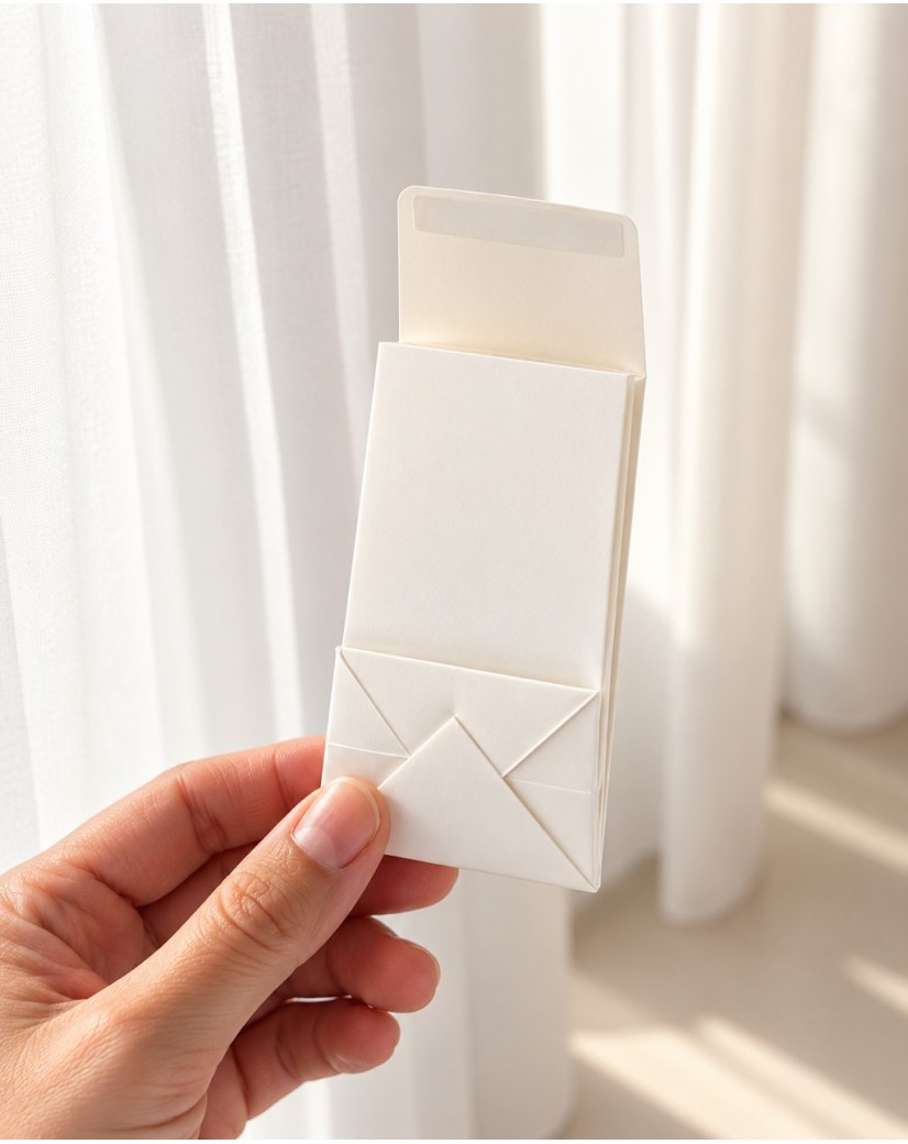 Pochette cadeau - Blanche (6x4x10cm)