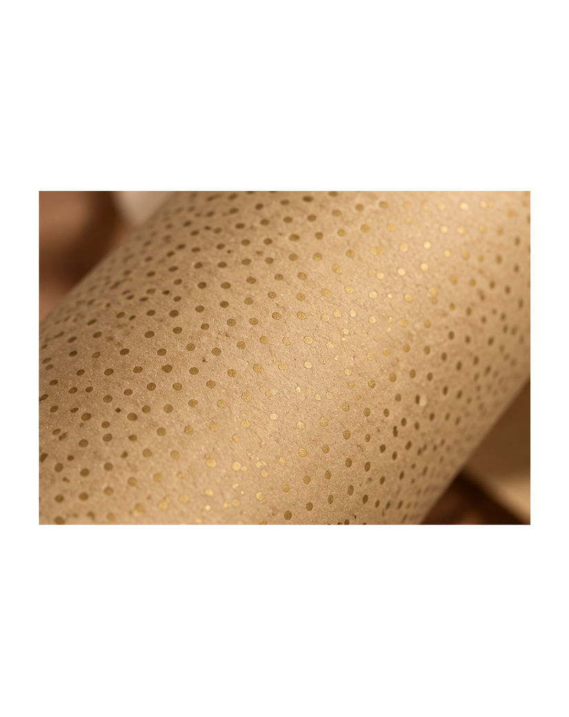 Papier cadeaux - Kraft Doré 50cm x 50m