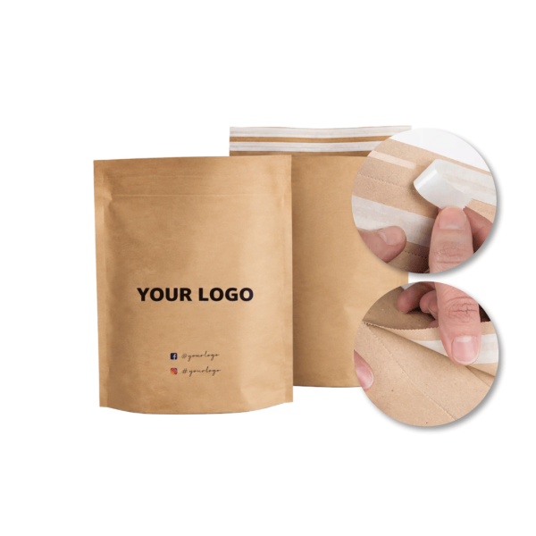 Sobres ecológicos personalizados en kraft reciclado - Pedir ahora