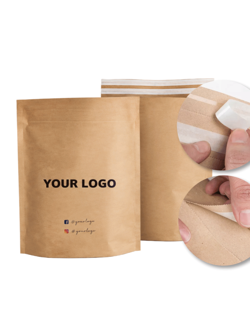Sobres ecológicos personalizados en kraft reciclado - Pedir ahora