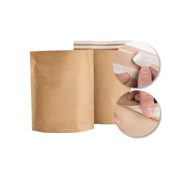 Economy pouch - Kraft M unprinted