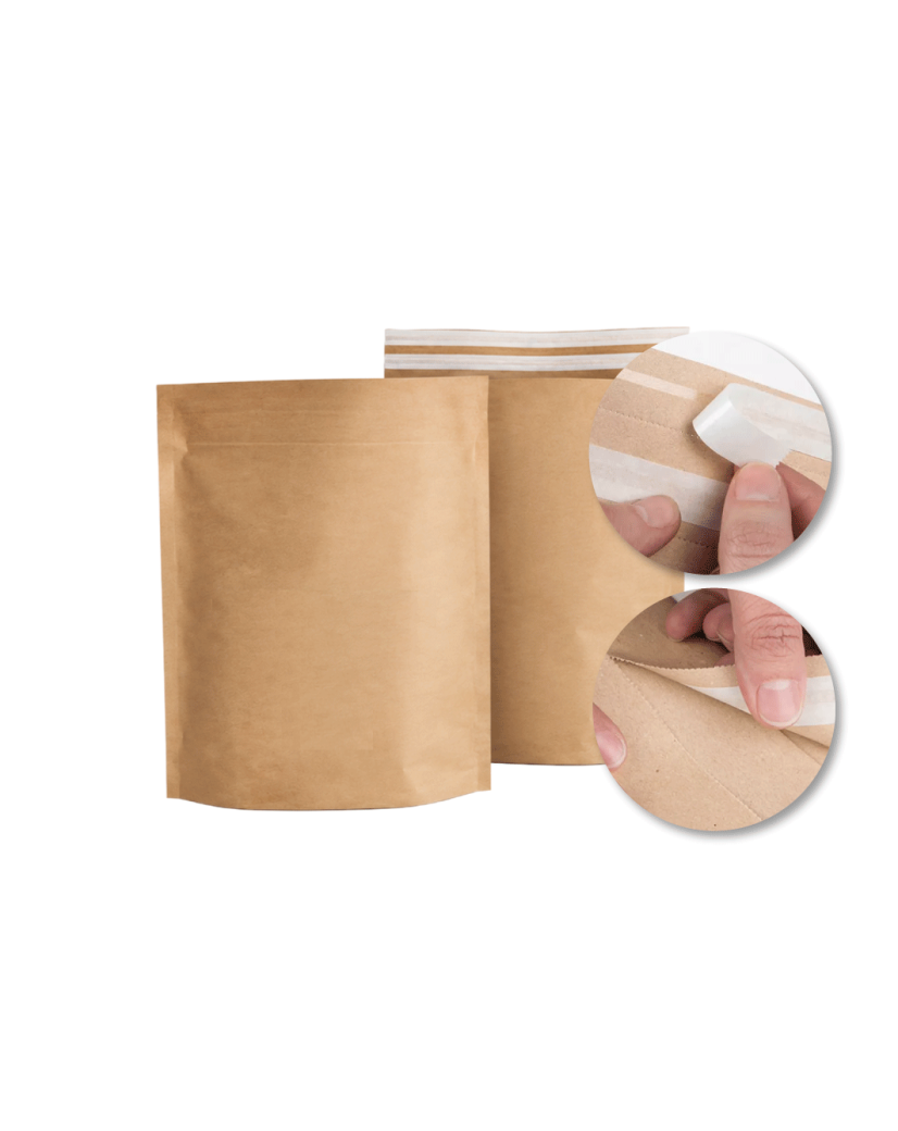 Economy pouch - Kraft M unprinted