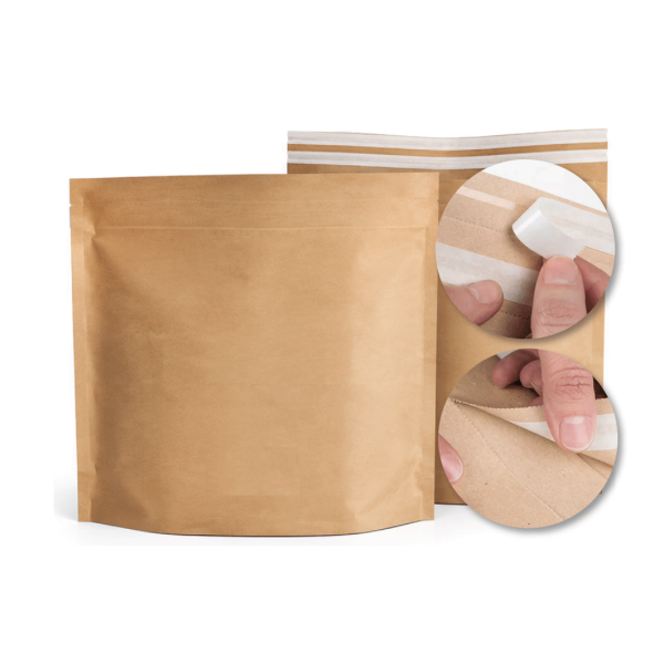 Economy pouch - Kraft L without printing