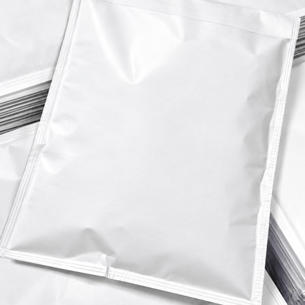 Bubble pouch - White L