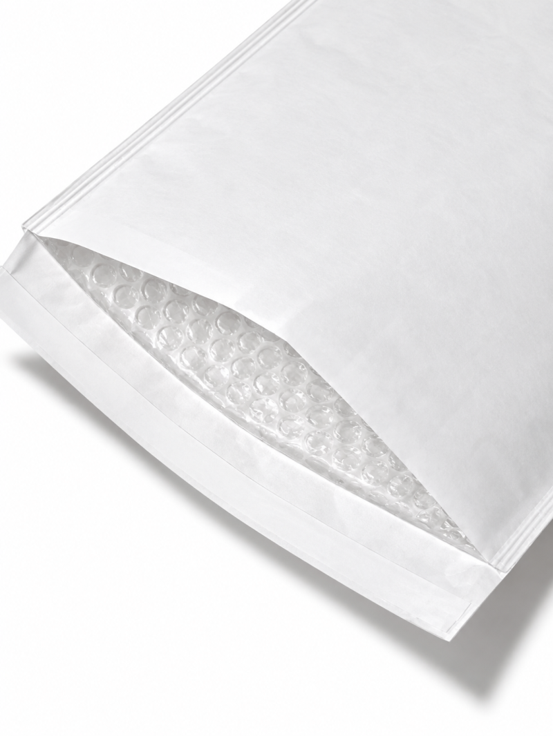 Bubble pouch - White L