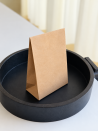 Braune Geschenktüte – Größe S (12×6×18 cm)