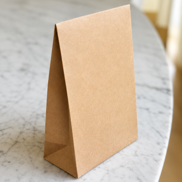 Braune Geschenktüte – Größe S (12×6×18 cm)