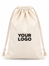 Pochon en coton naturel personnalisable - XXL (75x50cm)