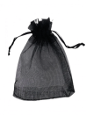 Bolsa de organza - Negro S