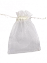 Organza pouch - White S