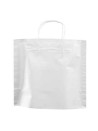 Paper carrier bag - White M unprinted
