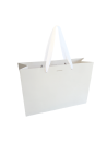 Sac papier Luxe - Blanc M