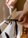 Luxury paper bag - White L