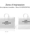 Bolso asa trenzada blanco - Blanco M HORIZONTAL
