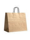 Sac poignée torsadée - Blanc M HORIZONTAL sans immpression