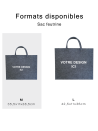 Bolso GRENOBLE – Gris – M (35,5x11x28,5 cm)
