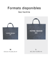 GRENOBLE Bag – Grey – L (42.5x11x36 cm)