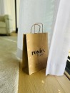 Sac kraft M torsadé – Écolo, personnalisable & prêt à l’envoi !