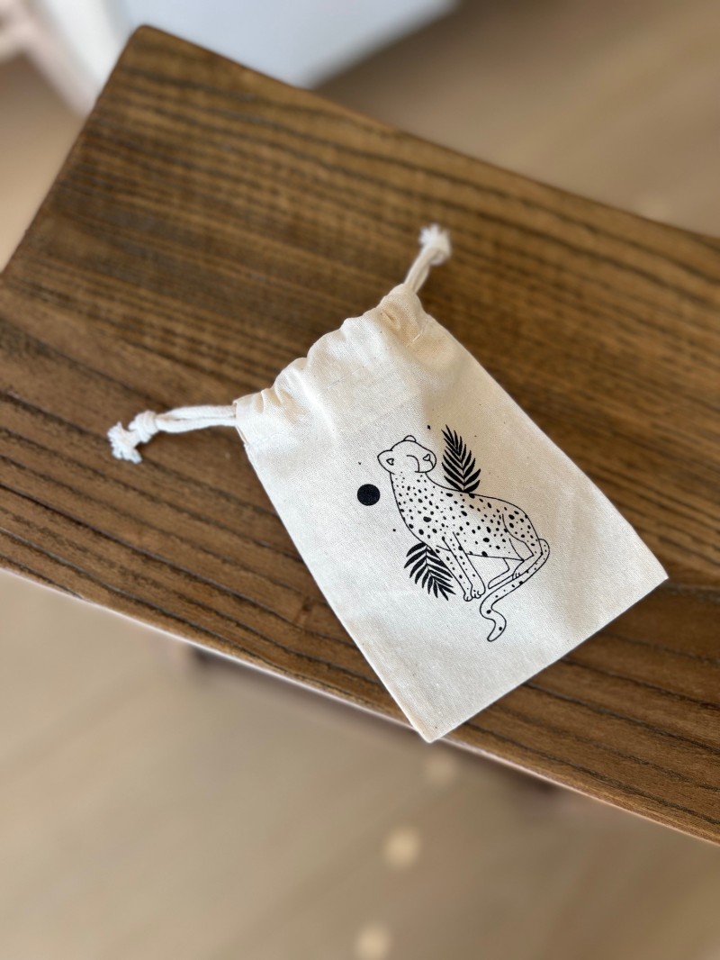 Gepersonaliseerd Juwelenzakje Katoen - Naturel S